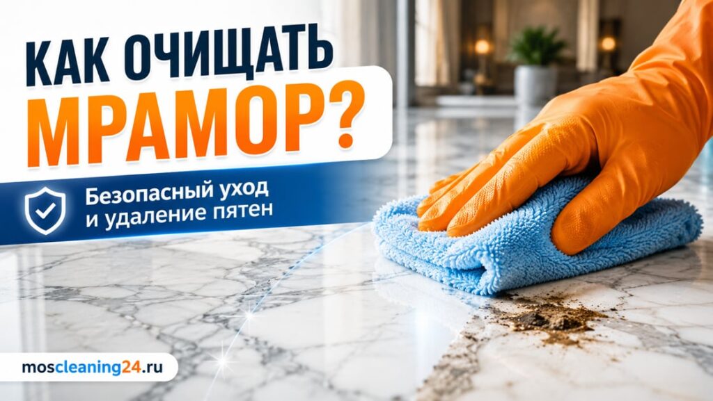 Уход за мраморным полом